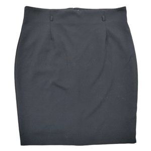 Ricki's Women Size 18 Short Pencil Skirt Black Solid Polyester